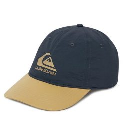 Czapka z daszkiem Quiksilver. Niebieskie czapki męskie Quiksilver, bez wzorów. Za 69.99 zł.