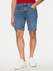 Tommy Hilfiger Szorty jeansowe Brooklyn MW0MW39194 Niebieski Slim Fit. Niebieskie szorty męskie Tommy Hilfiger, bez wzorów, z bawełny. Za 219.99 zł.