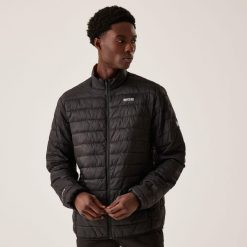 Kurtka turystyczna męska Hillpack II wodoodporna. Brązowe kurtki męskie Regatta, m, bez wzorów, z poliamidu, sportowe, bez ramiączek, bez kaptura. Za 159.99 zł.