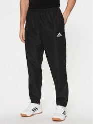 Adidas Spodnie dresowe Entrada 22 Presentation H57533 Czarny Regular Fit. Czarne długie spodnie sportowe męskie ADIDAS, bez wzorów, z dresówki, do piłki nożnej. Za 129.99 zł.