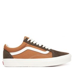 Tenisówki Vans. Brązowe trampki męskie Vans, bez wzorów, bez zapięcia. Za 369.99 zł.