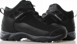 Buty trekkingowe męskie Karrimor Thunder czarne r. 42. Czarne buty trekkingowe męskie Karrimor, bez wzorów, bez zapięcia. Za 415.79 zł.