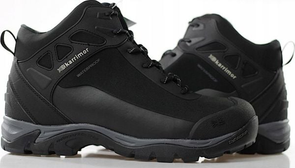 Buty trekkingowe męskie Karrimor Thunder czarne r. 42. Czarne buty trekkingowe męskie Karrimor, bez wzorów, bez zapięcia. Za 419.99 zł.