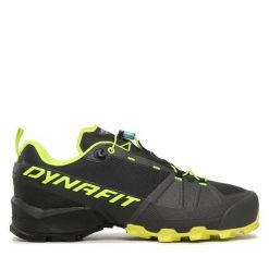 Trekkingi Dynafit. Czarne buty trekkingowe męskie Dynafit, bez wzorów, sportowe, bez obcasa, bez zapięcia. Za 899.99 zł.