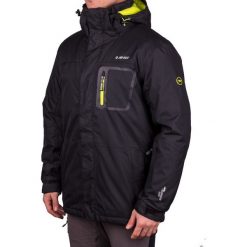 Hi-tec Kurtka męska Bicco Black/Yellow Green r. M. Kurtki narciarskie i snowboardowe męskie marki Hi-tec. Za 328.63 zł.