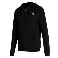 Puma Bluza Ess Fz 84721901. Czarne bluzy nierozpinane męskie Puma, m, bez wzorów, wizytowe, bez ramiączek, bez kaptura. Za 164.99 zł.