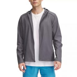 Bluza z kapturem Under Armour Launch. Brązowe bluzy z kapturem męskie Under Armour, bez wzorów, z kapturem. W wyprzedaży za 302.80 zł.