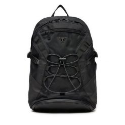 Plecak Guess. Czarne plecaki męskie Guess, z aplikacjami. Za 499.99 zł.