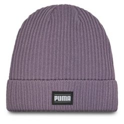 Czapka Puma. Fioletowe czapki męskie Puma, na zimę, bez wzorów. Za 69.99 zł.