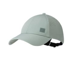 Czapka z daszkiem BUFF SUMMIT CAP SOLID. Niebieskie czapki męskie Buff, bez wzorów, sportowe. Za 128.99 zł.