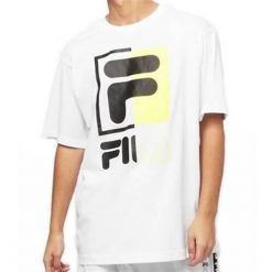 Koszulka sportowa męska Fila Men Saku Tee. Białe t-shirty sportowe męskie Fila, m, bez wzorów, casualowe, bez ramiączek. Za 149.99 zł.