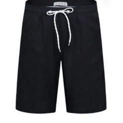 Spodenki szorty plażowe męskie kąpielowe Aptro Men's. Czarne kąpielówki męskie APTONIA, m, bez wzorów. Za 99.99 zł.