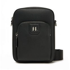 Saszetka KARL LAGERFELD. Czarne saszetki męskie KARL LAGERFELD, bez wzorów, małe. Za 419.99 zł.