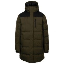 Męska Kurtka Ocieplana Clipster. Zielone kurtki męskie Trespass, l, bez wzorów, z puchu, sportowe, bez ramiączek, bez kaptura. Za 272.99 zł.
