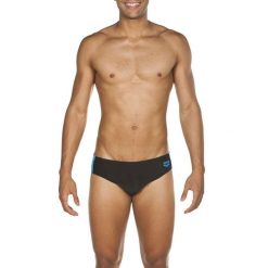 Kąpielówki slipy męskie na basen Arena Ren Brief. Czarne kąpielówki męskie ARENA, m, bez wzorów. Za 49.99 zł.