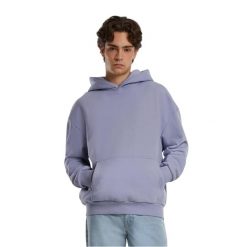 Męska Bluza Ultra Heavy Oversized Hoodie. Fioletowe bluzy nierozpinane męskie Urban Classics, m, bez wzorów, bez ramiączek, bez kaptura. Za 253.99 zł.