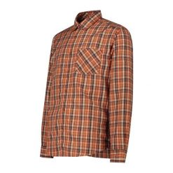 Koszula męska CMP 30T9927. Brązowe koszule męskie CMP, m, bez wzorów, bez kołnierzyka, bez ramiączek. Za 201.00 zł.