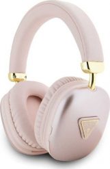 Słuchawki Guess 4G Triangle Logo (GUBHK1P4TPP) różowe. Czerwone słuchawki bluetooth Guess. Za 228.02 zł.