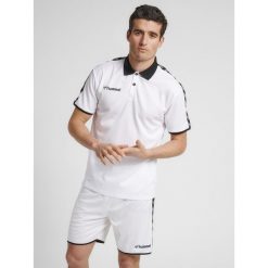 Polo Hummel hmlAUTHENTIC Functional. Białe koszulki polo męskie HUMMEL, m, bez wzorów, eleganckie, bez kołnierzyka, bez ramiączek. Za 134.00 zł.