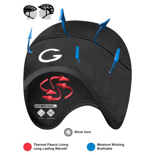 Czapka pod kask rowerowy Gruca. Brązowe czapki męskie GRUCA, na lato, bez wzorów, z dzianiny, sportowe. W wyprzedaży za 39.99 zł.