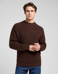 MESKI SWETER LEE CHUNKY CREW NECK ARABICA 112370541. Swetry męskie Lee, bez wzorów, bez kołnierzyka, bez ramiączek. Za 169.99 zł.