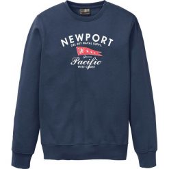 Bluza z nadrukiem bonprix ciemnoniebieski z nadrukiem. Bluzy nierozpinane męskie bonprix. Za 54.99 zł.