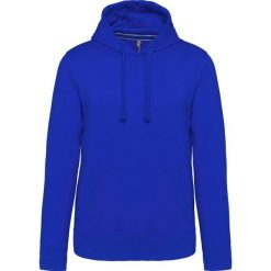 Bluza z kapturem z polaru Kariban. Niebieskie bluzy z kapturem męskie KARIBAN, m, bez wzorów, z polaru, bez ramiączek, z kapturem. Za 193.50 zł.