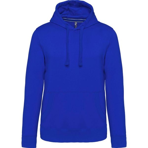 Bluza z kapturem z polaru Kariban. Niebieskie bluzy z kapturem męskie KARIBAN, m, bez wzorów, z polaru, z kapturem. Za 179.00 zł.