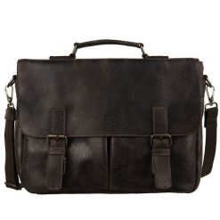 Torba męska skórzana Canaletto laptop do 15″ TM520s344. Brązowe torby na laptopa męskie bez wzorów, ze skóry. Za 411.82 zł.