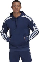 Adidas Bluza adidas SQUADRA 21 Sweat Hoody GT6636 GT6636 granatowy XXL. Niebieskie bluzy nierozpinane męskie ADIDAS, m, bez wzorów, bez ramiączek, bez kaptura. Za 170.83 zł.