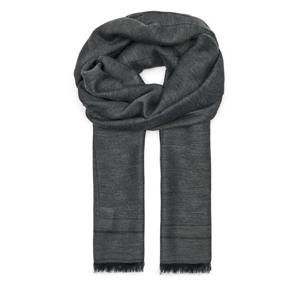 Szal Guess. Szare szaliki męskie Guess, z aplikacjami. Za 329.99 zł.