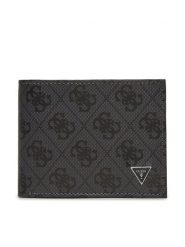 Guess Portfel SMVELE LEA24 Czarny. Czarne portfele męskie Guess, z aplikacjami, ze skóry. Za 269.99 zł.