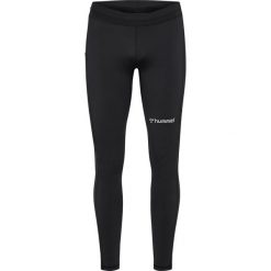 Legginsy sportowe do biegania jogging Hummel Run Tight. Czarne legginsy męskie HUMMEL, m, bez wzorów, do biegania. Za 177.50 zł.