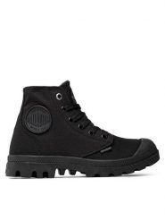 Palladium Trapery Mono Chrome 73089-001-M Czarny. Czarne buty zimowe męskie Palladium, bez wzorów, z materiału, bez obcasa, bez zapięcia. Za 239.99 zł.