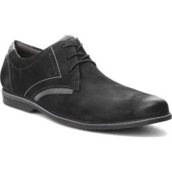 Półbuty LASOCKI FOR MEN MI07-C443-467-01BIG. Czarne eleganckie półbuty męskie Lasocki For Men, z nubiku, bez obcasa, bez zapięcia. Za 199.99 zł.