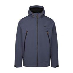 Trespass Hubbard - Męska kurtka softshell Bluetone. Niebieskie kurtki softshell męskie Trespass, m, z aplikacjami, z gumy, bez kaptura, do jazdy konnej. Za 438.99 zł.
