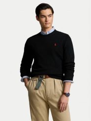 Polo Ralph Lauren Sweter 710810846020 Czarny Regular Fit. Czarne kardigany męskie Polo Ralph Lauren, l, bez wzorów, z bawełny, bez ramiączek. Za 819.99 zł.