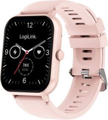 Smartwatch LogiLink Smartwatch Edge 1,83" LCD Touchscreen BT5.2 pink. Różowe zegarki smartwatch LogiLink. Za 118.29 zł.