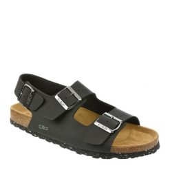 Cmp Sandały Eco Keidha 3Q91027-U901. Czarne buty zimowe męskie CMP, bez wzorów, sportowe, bez obcasa, bez zapięcia. W wyprzedaży za 119.00 zł.