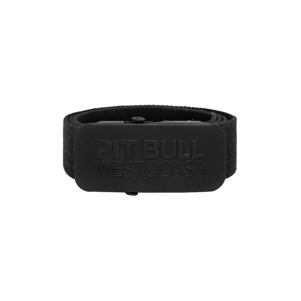 Pasek męski Pitbull parciany Logo. Czarne paski męskie PITBULL, bez wzorów. Za 69.00 zł.