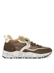 Voile Blanche Sneakersy Club 01 FUR. 2019471-02 Brązowy. Brązowe buty sportowe na co dzień męskie Voile Blanche, m, bez wzorów, ze skóry, bez ramiączek, bez kaptura. Za 969.99 zł.