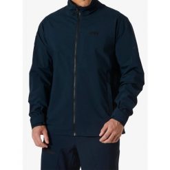 Kurtka przeciwdeszczowa męska Helly Hansen HP Racing Jacket 2.0. Niebieskie kurtki męskie Helly Hansen, m, bez wzorów, sportowe, bez ramiączek, bez kaptura. Za 529.99 zł.