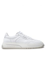 Iceberg Sneakersy Clock IU1687 Biały. Białe buty sportowe na co dzień męskie Iceberg, m, bez wzorów, ze skóry, bez ramiączek, bez kaptura. Za 759.99 zł.