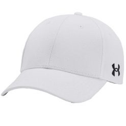 Męska Czapka Z Daszkiem Team Blitzing. Białe czapki męskie Under Armour, bez wzorów, sportowe. Za 136.99 zł.