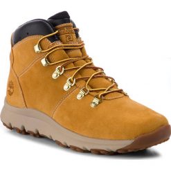 Trekkingi TIMBERLAND - World Hiker A1QEW/TB0A1QEW2311 Wheat. Żółte buty trekkingowe męskie Timberland, z materiału. W wyprzedaży za 399.00 zł.