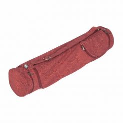 Bawełniana torba na matę do jogi Bodhi Asana Bag 60 - czerwony. Czerwone torby męskie na ramię BODHI, bez wzorów, z bawełny, sportowe. W wyprzedaży za 99.00 zł.