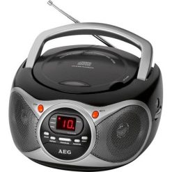 Radioodtwarzacz AEG SR 4351 czarny. Czarne radia AEG. Za 146.99 zł.