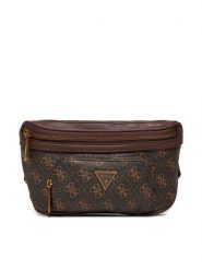 Guess Nerka Torino HMEVZL P3231 Brązowy. Brązowe saszetki męskie Guess, z aplikacjami, ze skóry. Za 189.99 zł.