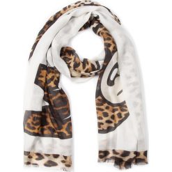 Szal MOSCHINO - 03125 M1991 003. Białe szaliki męskie MOSCHINO, bez wzorów, z jedwabiu. W wyprzedaży za 329.00 zł.