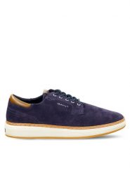 Gant Półbuty 31633032 Granatowy. Niebieskie codzienne półbuty męskie Gant, bez wzorów, ze skóry, bez obcasa, bez zapięcia. Za 469.99 zł.
